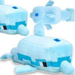 MINECRAFT - ZESTAW PLUSZOWYCH MASKOTEK 2w1 DELFIN PAJĄK JASKINIOWY