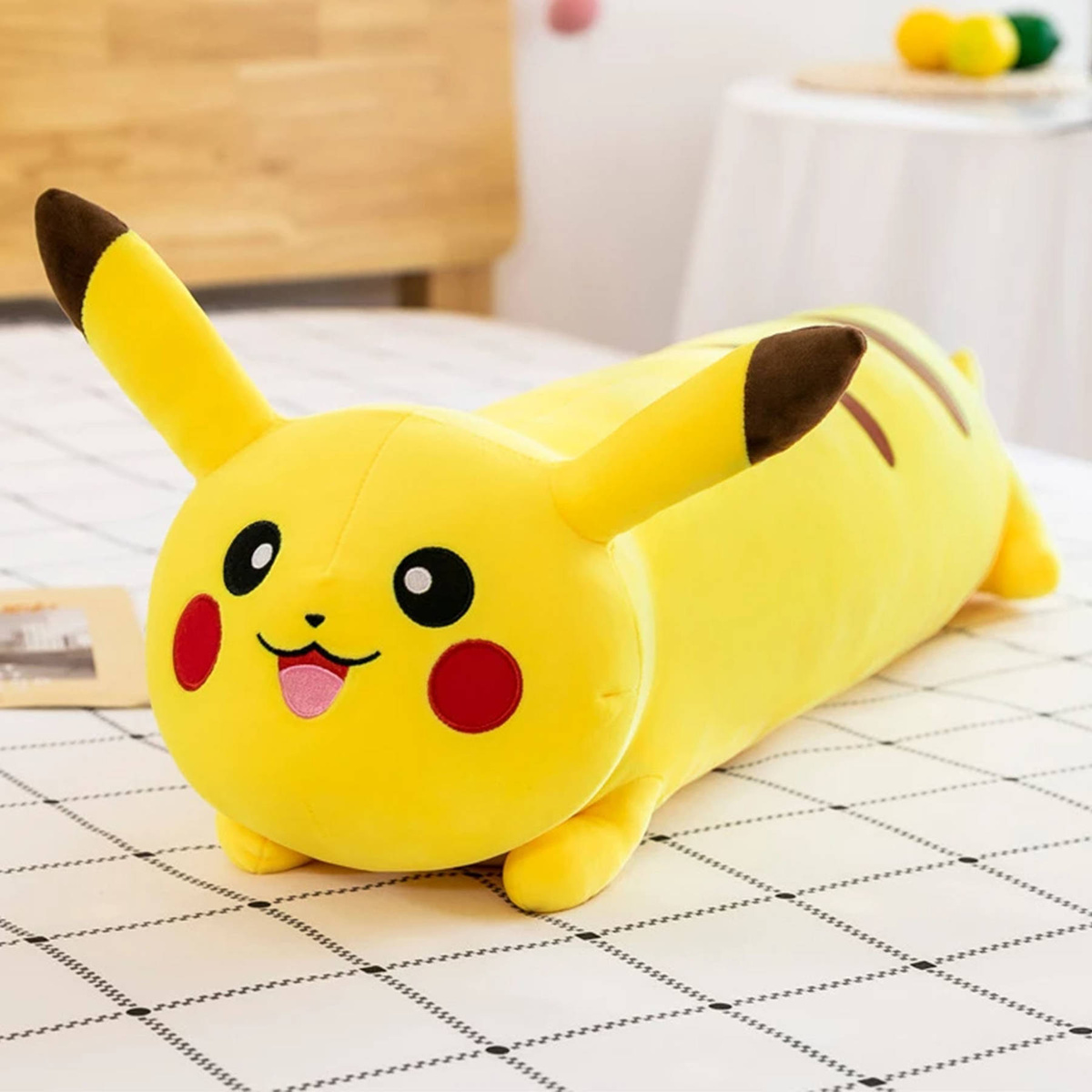 POKEMON PIKACHU Maskotka Długa Poduszka 70cm