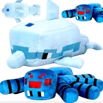 MINECRAFT - ZESTAW PLUSZOWYCH MASKOTEK 2w1 DELFIN PAJĄK JASKINIOWY