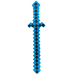 MINECRAFT Miecz ze światłem i z dźwiękiem pixelowy Niebieski