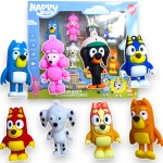 BLUEY I BINGO - ZESTAW 8 FIGUREK BLUEY I BINGO FIGURKI Z BAJEK